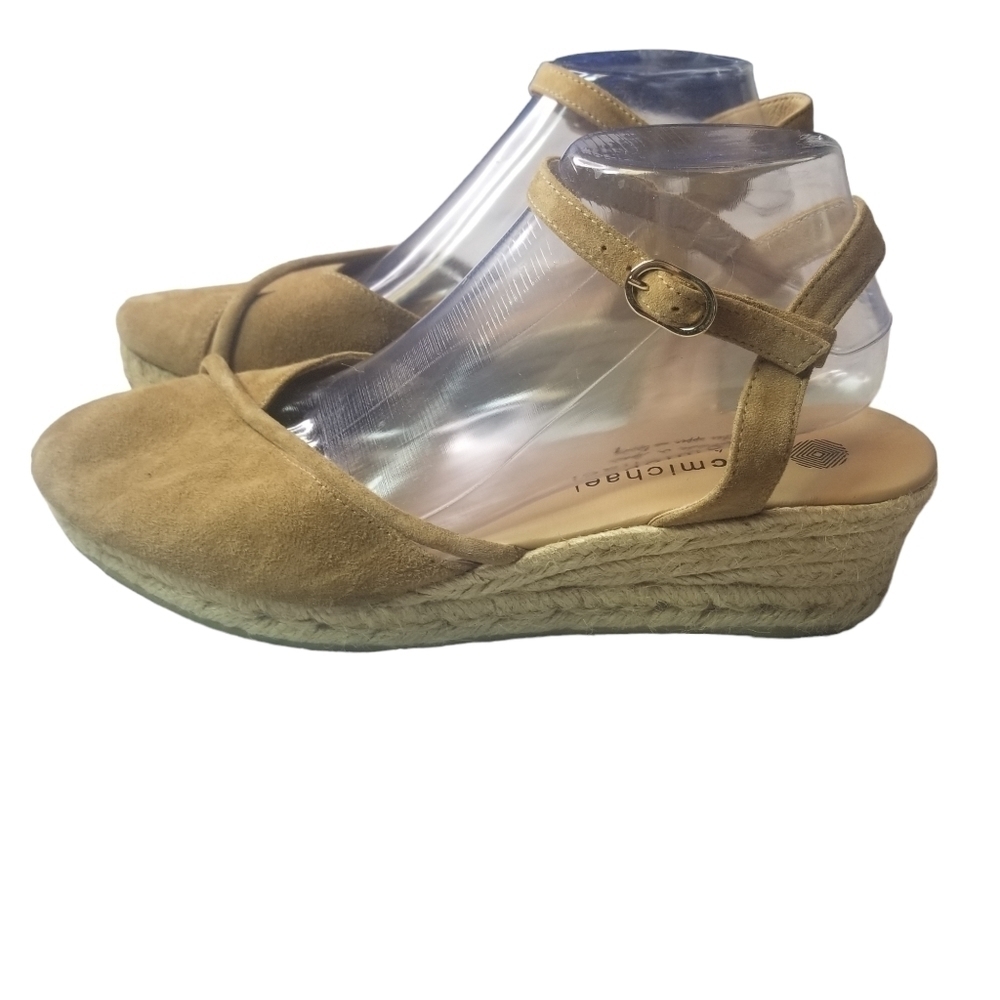 Eric michael suede espadrille sandals